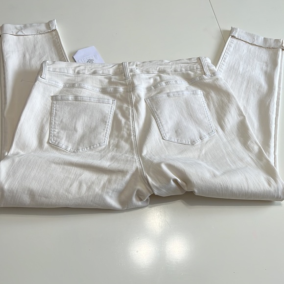 Pistola Women’s High Waist Stretch Ankle Jeans Ecru Size 18W - Picture 11 of 11